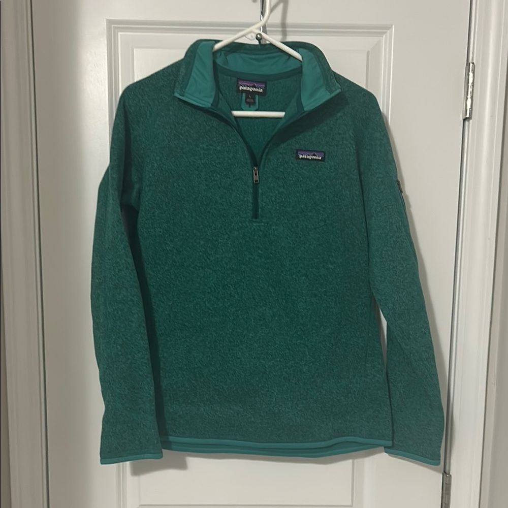 Patagonia Green Quarter-Zip Pull Over